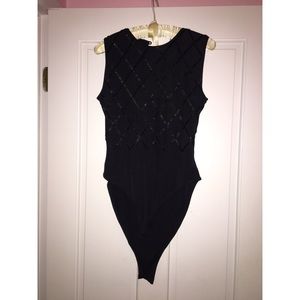 Valentino beaded tank bodysuit